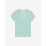 T-Shirt En Lin Col V Rodeo