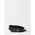 Bandoulière en cuir effet croco