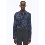 Chemise à col hirondelle en viscose