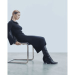 Robe Longue Manche Longue Col Polo