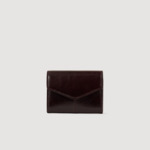 Porte-monnaie en cuir glacé