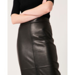 Jupe Jala Noir en cuir