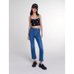 Crop top à strass