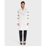Manteau Macaria Ecru en Polyuréthane