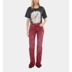 Jean Flare Imprimé Papillons Femme