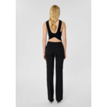 Pantalon Poupee-Noir en Polyester Recyclé