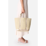 Cabas M En Toile En Viscose Et Polyester