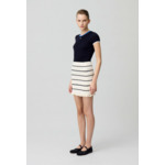 Jupe rayures maille fine