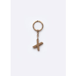 Porte-clés lettre "X" en laiton