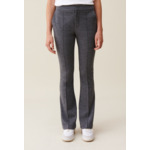 Pantalon flare près du corps gris