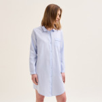 Laurence Tavernier - Chemise de nuit en satin, Essentiel Uni