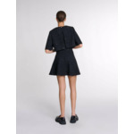 Robe courte 2-en-1 en tweed