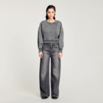 Sweatshirt à col bijoux