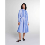 Robe longue loose à rayures