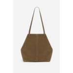 Grand Cabas En Cuir Velours 100% Cuir de Vachette