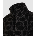 MONO JACQUARD FLEECE JACKET