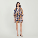 Robe courte imprimée Hawaï