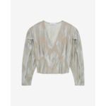 Top Lurex À Manches Plissées Berma