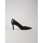 Escarpins pointus en cuir