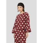 Top Thaissa-Bordeaux en Polyester