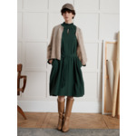 ROBE DOBBY COL FROU