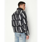 Giacca piumino-icon noir allover