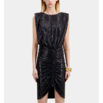 Robe Courte Noire À Paillettes Femme