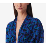 Robe Longue Imprimée Col V Nollie
