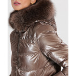 Doudoune Daly Taupe en Polyamide