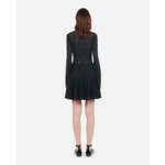 Robe Patineuse Courte Noire En Dentelle Femme