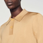 Polo en maille à manches courtes