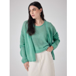 GILET COL V ML OEDIPE AGAVE