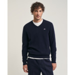 Pull col V en laine d'agneau extrafine Seasonal Essential