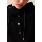 Sweatshirt capuche oversize noir