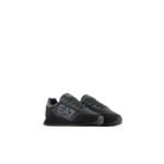 Lacets noirs et blancs - triple noir + fer à fer
