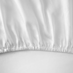 Yves Delorme - Drap housse en satin de coton marron, Triomphe