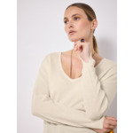 Pull cachemire Leopoldine ECRU
