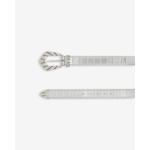 Ceinture En Cuir Embella Silver