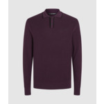 KNITTED LS POLO