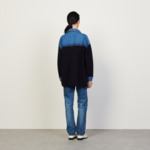 Cardicoat bi-matière esprit veste