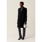 Manteau droit mi-long