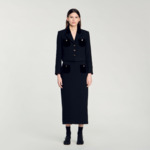 Veste courte en tweed