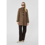 Manteau Manoelli-Noisette en Laine vierge