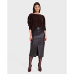 Pull Penseeboat Chocolat en Cachemire