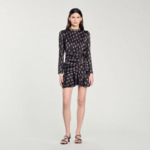 Robe courte imprimé cachemire