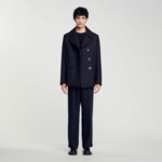 Blouson en laine double face