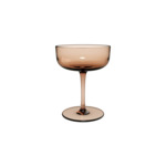 Like Clay - Lot de 2 coupes à champagne, marron, en cristal