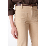 Pantalon Flare Dompay En Coton Mélangé