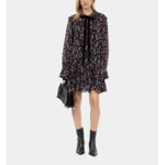 Robe Courte À Volants Imprimé Fleuri Femme