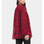 Top Plissé Imprimé Cœurs Femme